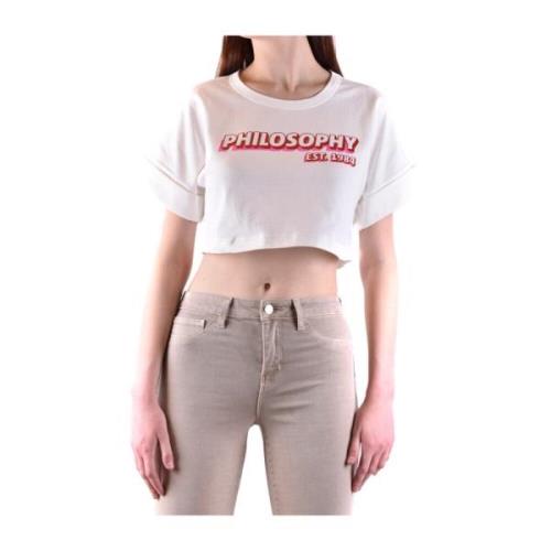 T-Shirts Philosophy di Lorenzo Serafini , White , Dames