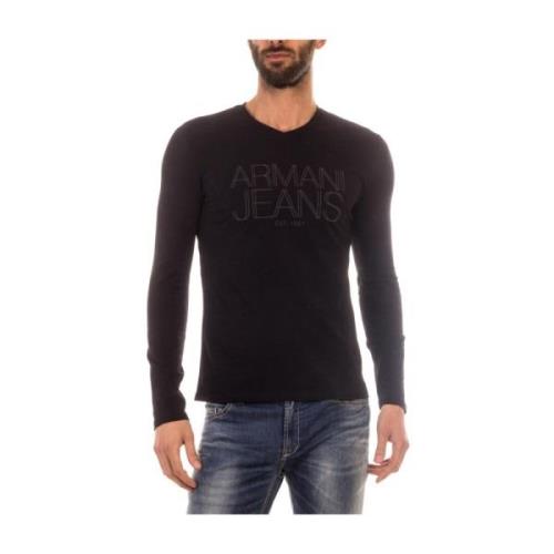 Sweatshirts Armani Jeans , Black , Heren