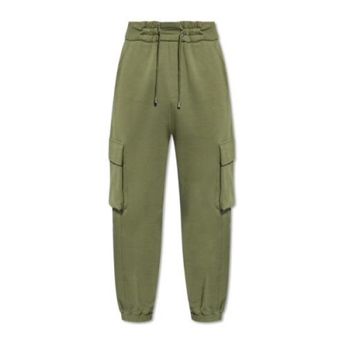 Sweatpants met logo Balmain , Green , Heren