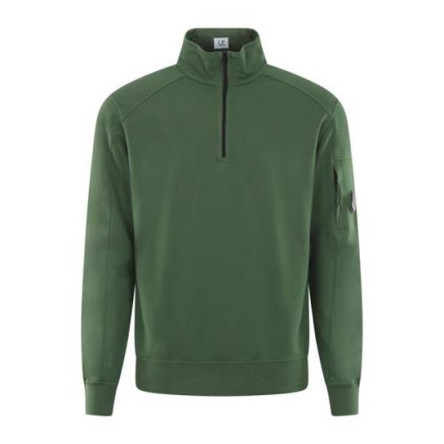 Stijlvolle Half Zip Kraag Sweatshirt Groen C.p. Company , Green , Here...