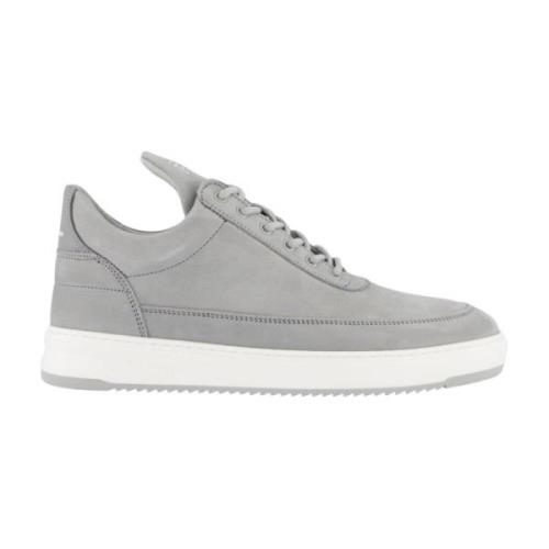 Low Top Base Sneaker Grijs Filling Pieces , Gray , Heren