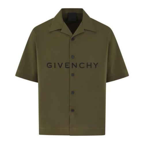 Heren Boxyfit Shirt Groen Givenchy , Green , Heren