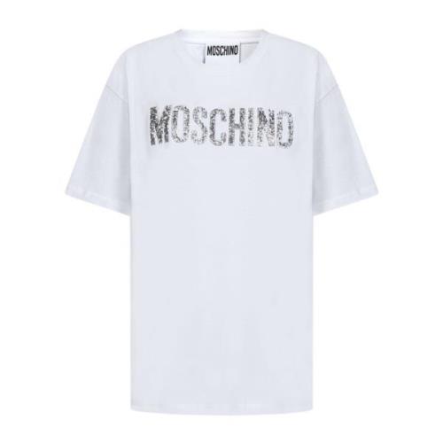 Witte T-shirts Polos voor vrouwen Moschino , White , Dames