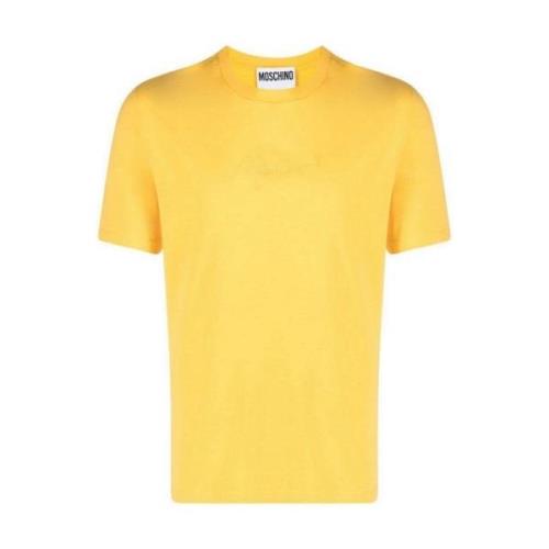 T-Shirts Moschino , Yellow , Heren