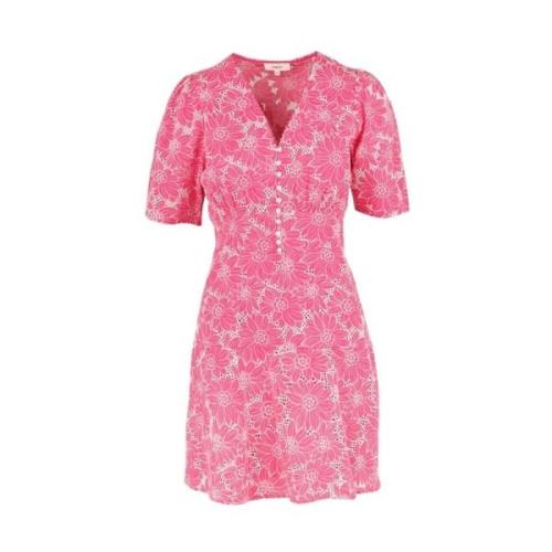 Elegante Jurk Suncoo , Pink , Dames