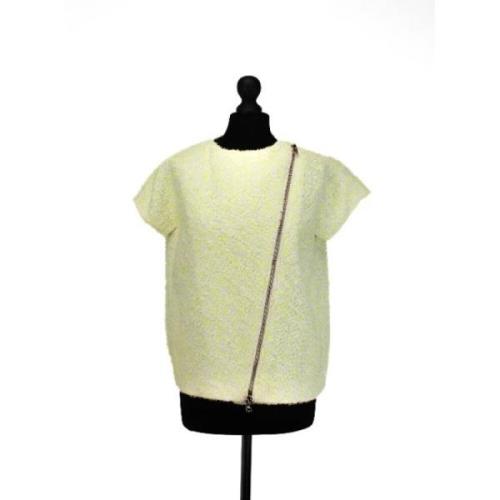 Pre-owned Cotton tops Giambattista Valli Pre-owned , Yellow , Dames