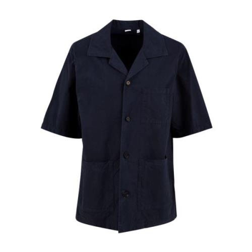 Short Sleeve Shirts Aspesi , Blue , Heren