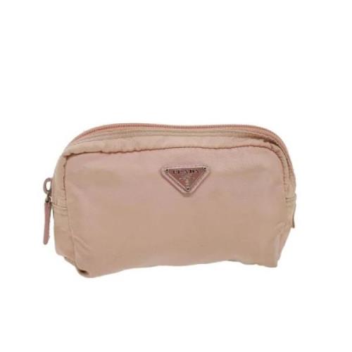 Pre-owned Nylon prada-bags Prada Vintage , Pink , Dames