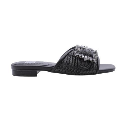 Stijlvolle Zomer Sliders Bibi Lou , Black , Dames