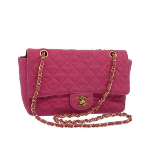 Pre-owned Cotton chanel-bags Chanel Vintage , Pink , Dames