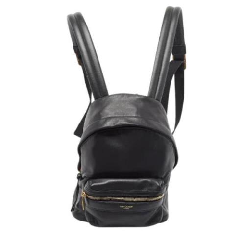 Pre-owned Canvas backpacks Yves Saint Laurent Vintage , Black , Dames