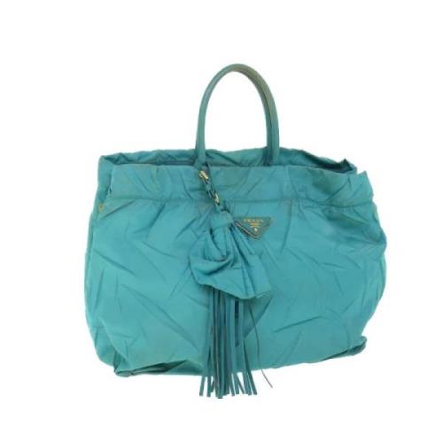 Pre-owned Nylon handbags Prada Vintage , Blue , Dames