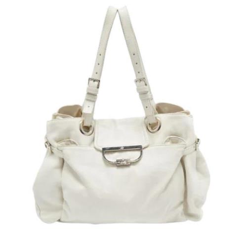 Pre-owned Leather totes Mulberry Pre-owned , White , Dames