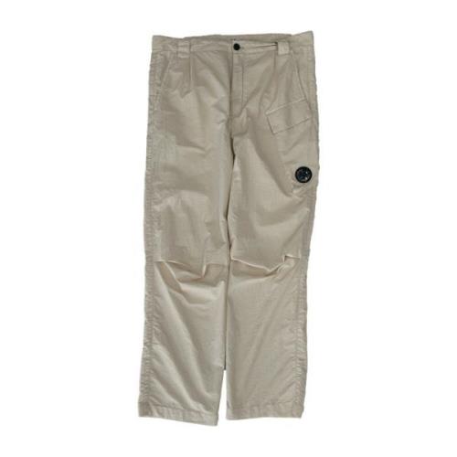 Cropped Trousers C.p. Company , Beige , Heren
