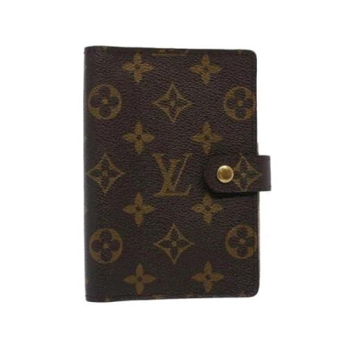 Pre-owned Coated canvas home-office Louis Vuitton Vintage , Brown , Da...