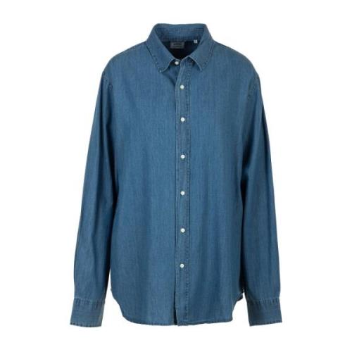 Casual Shirts Aspesi , Blue , Heren