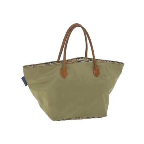 Pre-owned Nylon handbags Burberry Vintage , Green , Dames