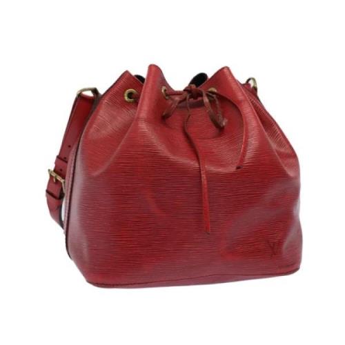 Pre-owned Leather shoulder-bags Louis Vuitton Vintage , Red , Dames