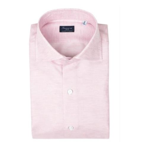 Finamore Napoli Eduardo shirt Finamore , Pink , Heren