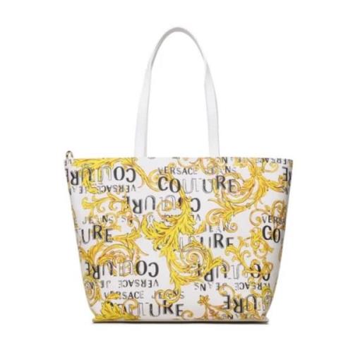 Tote Bags Versace Jeans Couture , White , Dames