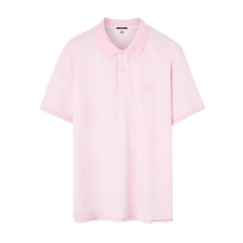 Polo Shirts C.p. Company , Pink , Heren