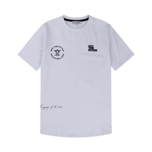 Generation Slim Fit Wit T-Shirt Off The Pitch , White , Heren