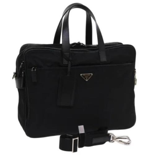 Pre-owned Fabric travel-bags Prada Vintage , Black , Dames