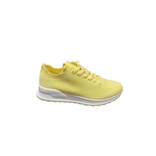 Gebreide Gele Oceaan Sneakers Ecoalf , Yellow , Heren