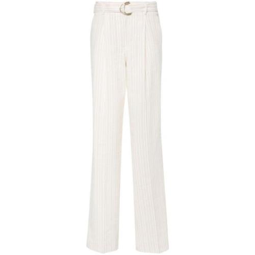 Wide Trousers Liu Jo , Beige , Dames