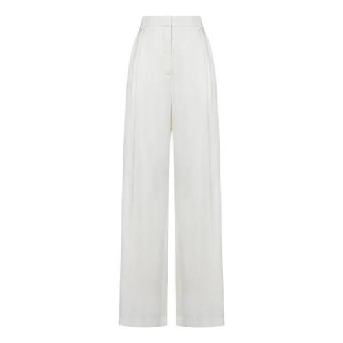 Wide Trousers Alexander McQueen , White , Dames