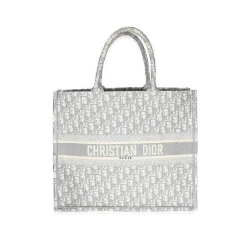 Pre-owned Cotton handbags Dior Vintage , Gray , Dames