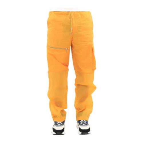 Heren Trousers Moncler , Orange , Heren