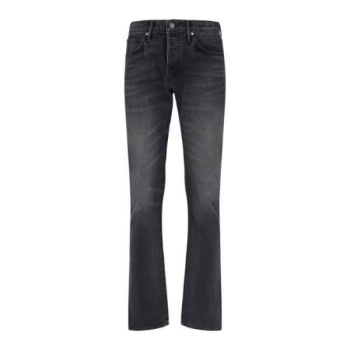Slim-fit Jeans Tom Ford , Black , Heren
