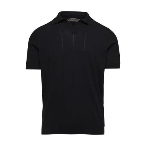 Polo Shirts La Fileria , Black , Heren