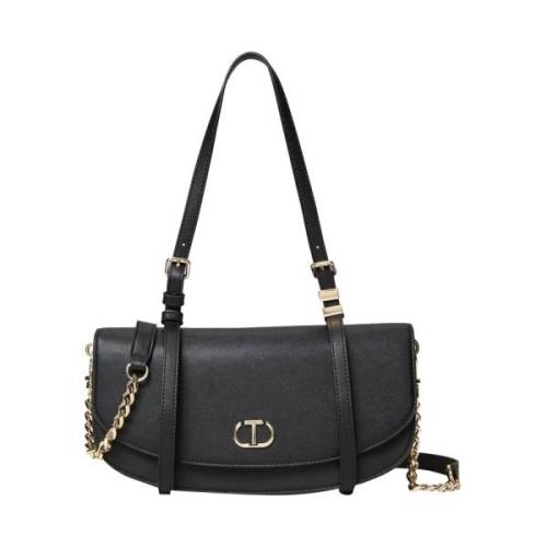 Shoulder Bags Twinset , Black , Dames