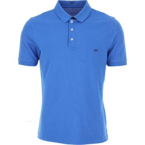 Polo Shirt Fay , Blue , Heren