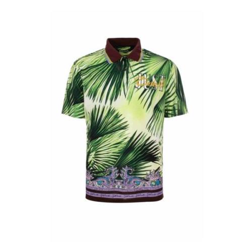 Polo Shirts Just Cavalli , Green , Heren