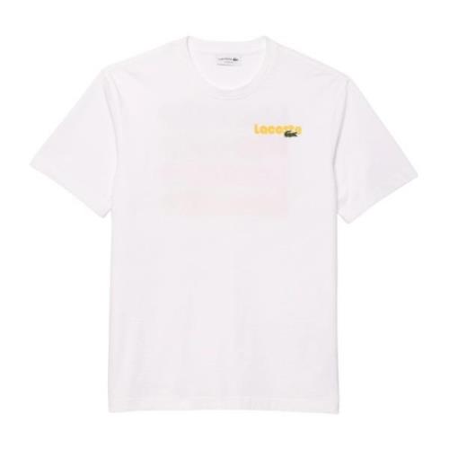 T-Shirts Lacoste , White , Heren