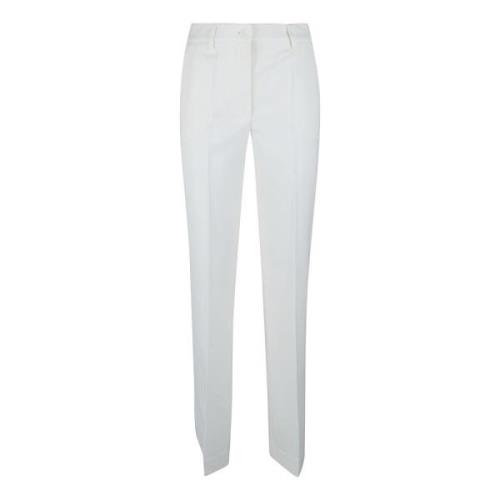 Crème Flared Broek van Wolmix P.a.r.o.s.h. , White , Dames