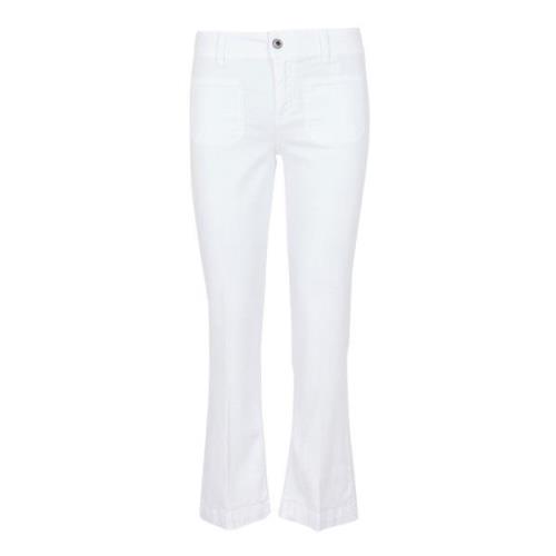 Cropped Jeans Liu Jo , White , Dames