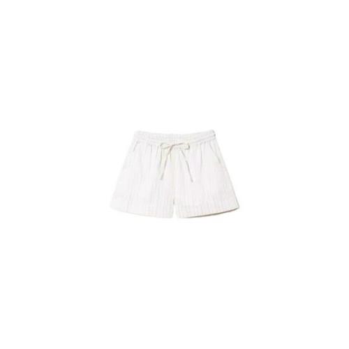 Short Shorts Twinset , White , Dames