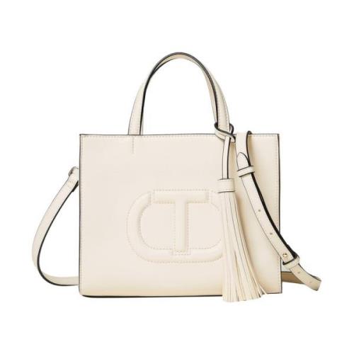Tote Bags Twinset , Beige , Dames