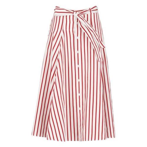 Midi Skirts Ralph Lauren , Red , Dames