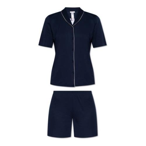 Tweedelige pyjama Hanro , Blue , Dames