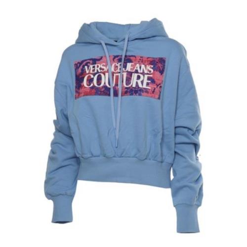 Stijlvolle Sweaters Collectie Versace Jeans Couture , Blue , Dames