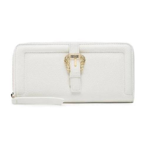 Witte Portemonnee Versace Jeans Couture , White , Dames