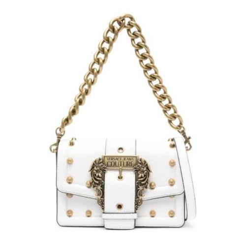 Witte Couture Tas Versace Jeans Couture , White , Dames