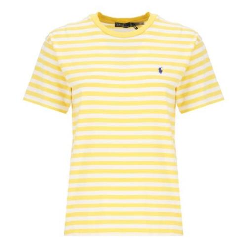 T-Shirts Ralph Lauren , Yellow , Dames