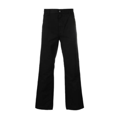 Cropped Trousers Carhartt Wip , Black , Heren