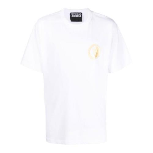 Witte T-shirt en Polo Collectie Versace Jeans Couture , White , Heren
